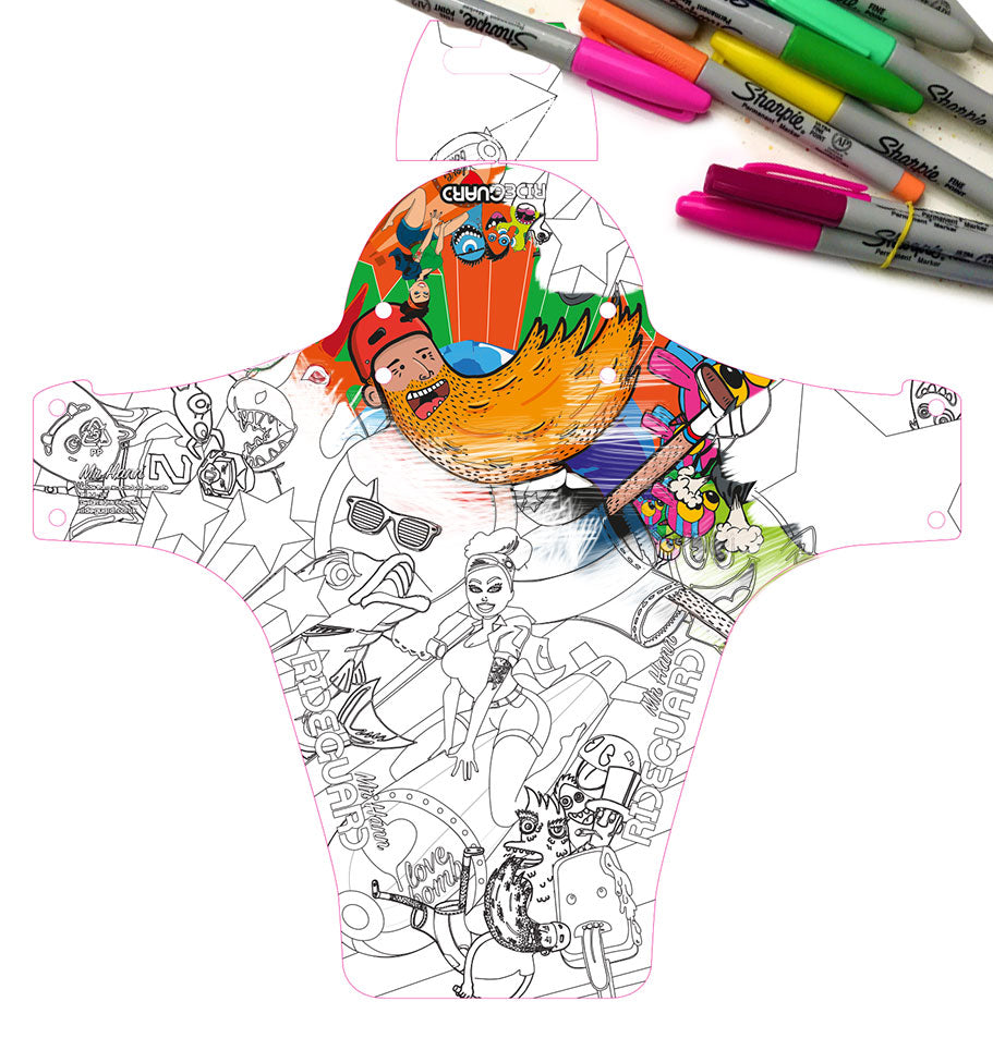 Draw Punks - Coloring In Templates