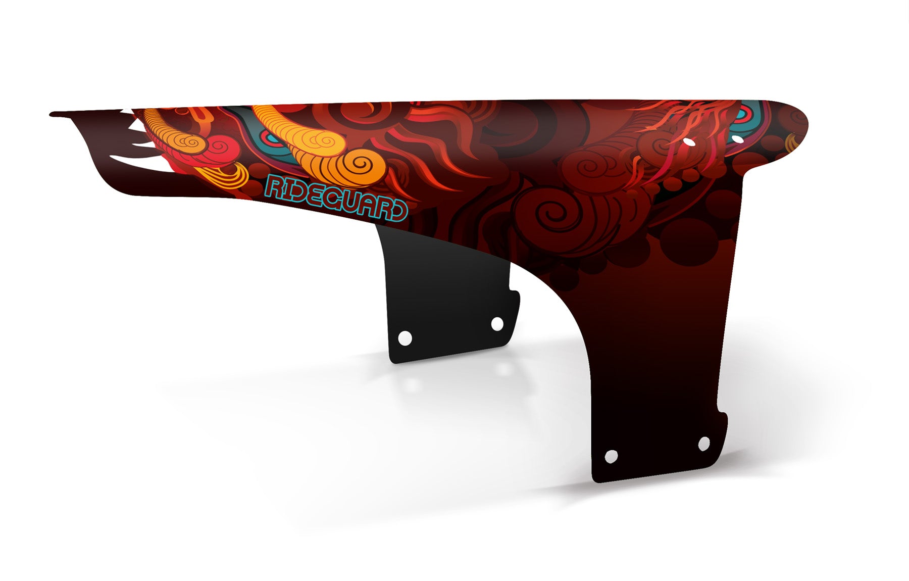 RideGuard PF1 Dragon Front Mudguard. Fender fits 27.5 and 29er wheels