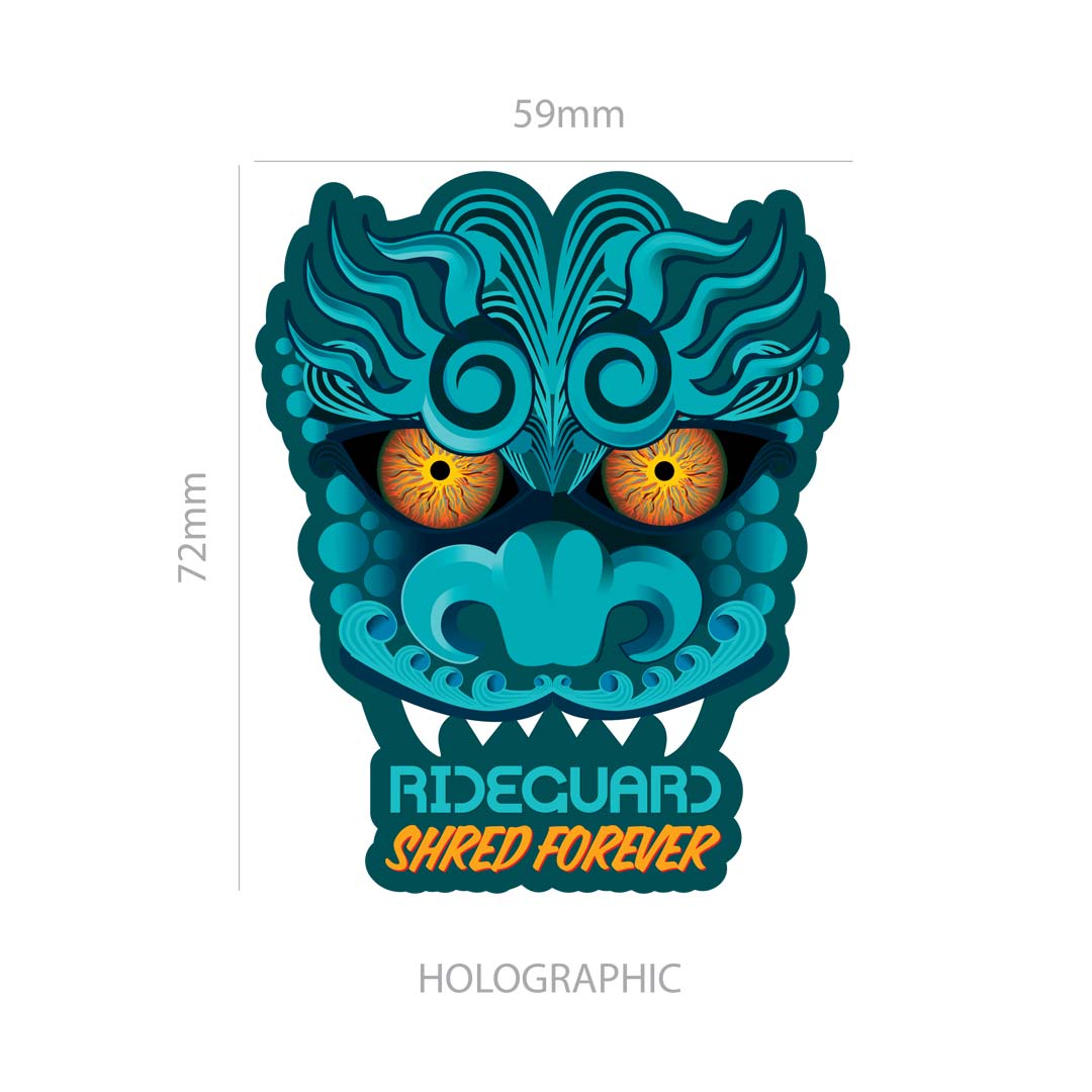 RideGuard Bike Sticker Shred Forever