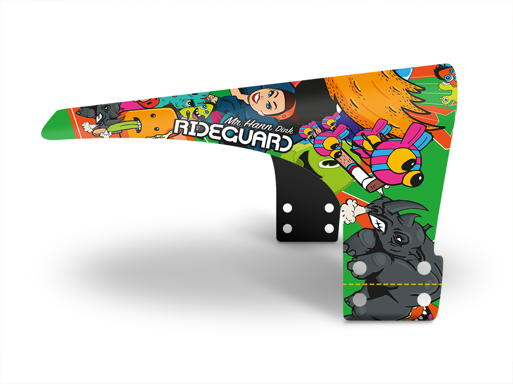 RideGuard Dink Kids Mudguard Fender Clip On